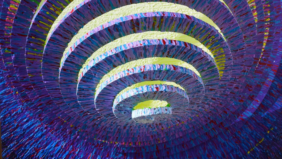 Dušan Sekela, Abracadabra, exhibition painting. Courtesy of Danubiana