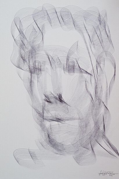 Constantin Luser, Sounddrawing_7 (detail), 2026. Courtesy of Galerie Gölles