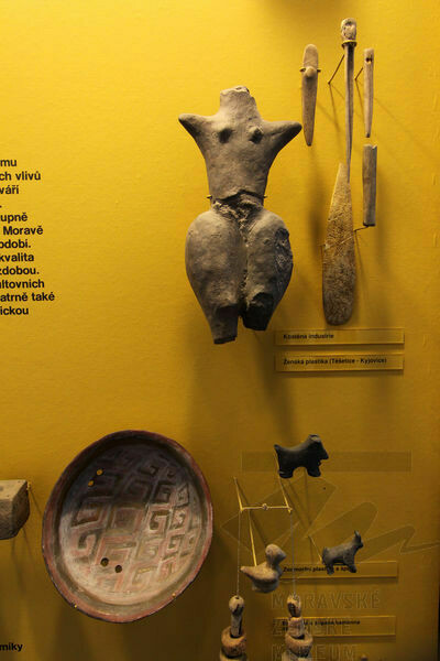 Prehistory of Moravia, exhibition view. Courtesy of the Moravian Museum
