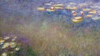 Claude Monet (1840-1926), Wasserrosen (Mitteltafel des Triptychon), um 1915-1926.
Öl auf Leinwand, 200 x 426 cm.
Saint Louis Art Museum, St. Louis.