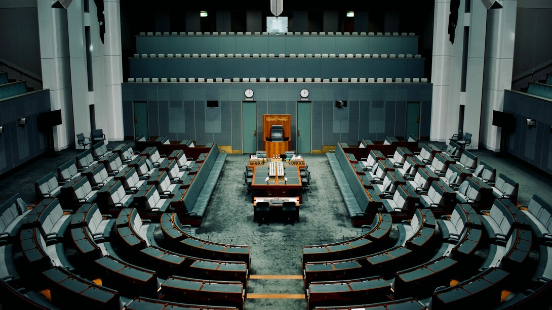 The Australian House of Representatives at the Australian Parliament, Australia 