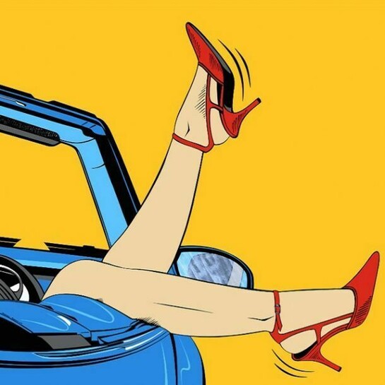 Deborah Azzopardi, Freedom!, 2005, acrylic on board, 99 x 99 cm, courtesy of The Cynthia Corbett Gallery, © Deborah Azzopardi
