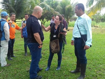 Participantes en las Visitas técnicas a las Zonas Veredales Transitorias de Normalización