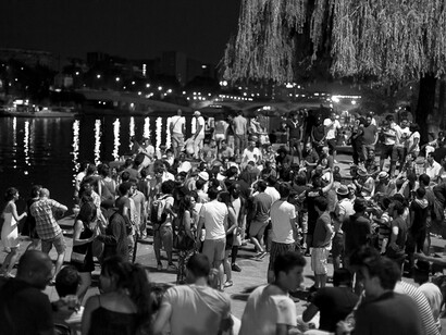 Emmanuel Peterson, 2h50. Quai Saint-Bernard