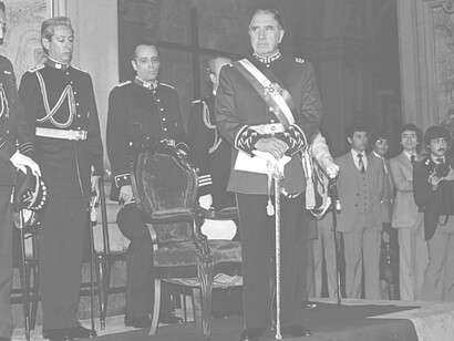 Augusto Pinochet Ugarte attended the traditional national holiday Te Deum ceremony, 1986