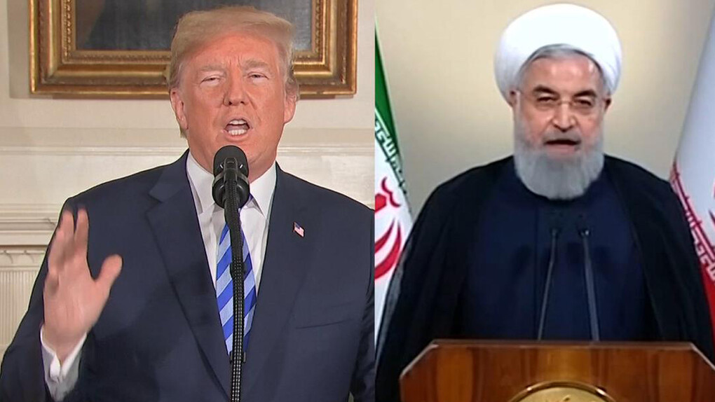 Donald Trump e Hassan Rouhani