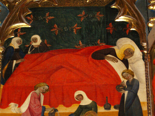 Sede de varios concilios y sinodos, y desempeñó un papel clave en la organización de la iglesia en el reino de Castilla.  Retablo de San Juan y Santa Catalina en la Catedral de Sigüenza, Guadalajara, Castilla-La Mancha, España