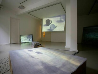 Betsy Dadd, installation view of 'Terra Infirma' at Marsden Woo Gallery Project Space (2013), photo © Philip Sayer, courtesy of Marsden Woo Gallery