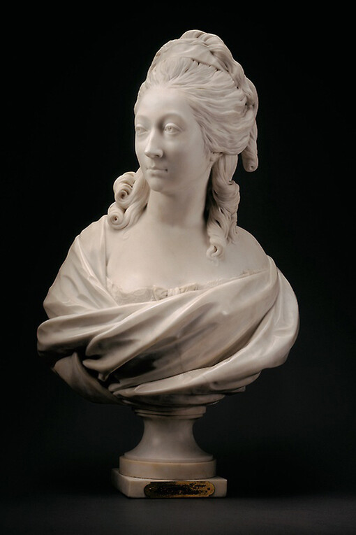 Jean Antoine Houdon, French, 1741—1828
Bust of Anne-Marie-Louise Thomas de Domangeville de Sérilly, Comtesse de Pange, 1780