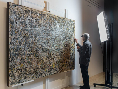 Jackson Pollock’s Number 1, 1949. Courtesy of MOCA