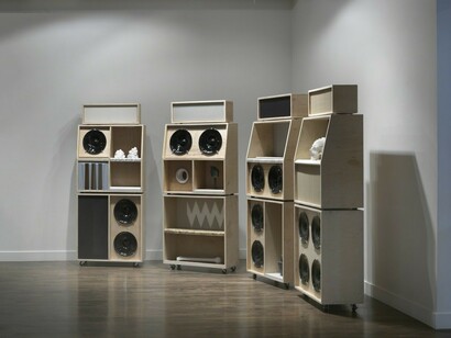 Velocity / Strata, Exhibition view. Courtesy of Linda Warren Projects