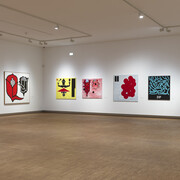 Dietmar Brehm, Point and echo, exhibition view. Courtesy of Schlossmuseum Linz