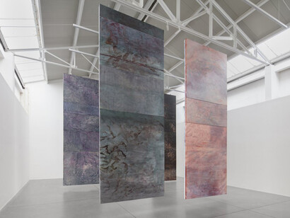 José Eduardo Barajas, Bleeding boundaries, vista de exhibición. Cortesía de la Galerie Nordenhake