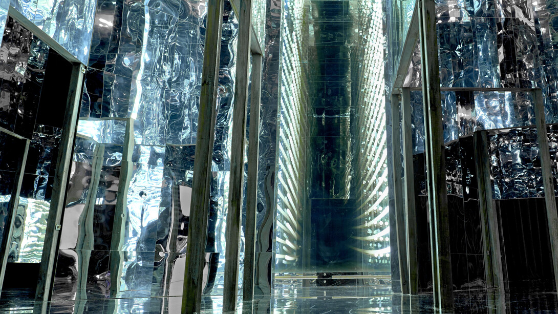 Lee Bul, Via Negativa (interior detail), 2012, Installation view, Lee Bul exhibition, Mudam Luxembourg (2013-14), Photo: © Remi Villaggi, Courtesy Studio Lee Bul, Seoul and Ikon