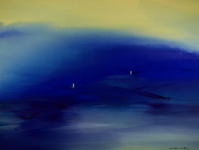 Feng Xiao-Min, Composition-N°26.7.21, 2021. Courtesy of Opera Gallery