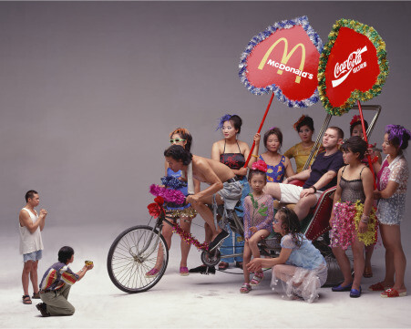 Wang Qingsong, Can I cooperate with you, 2000, 120x200cm © Wang Qingsong