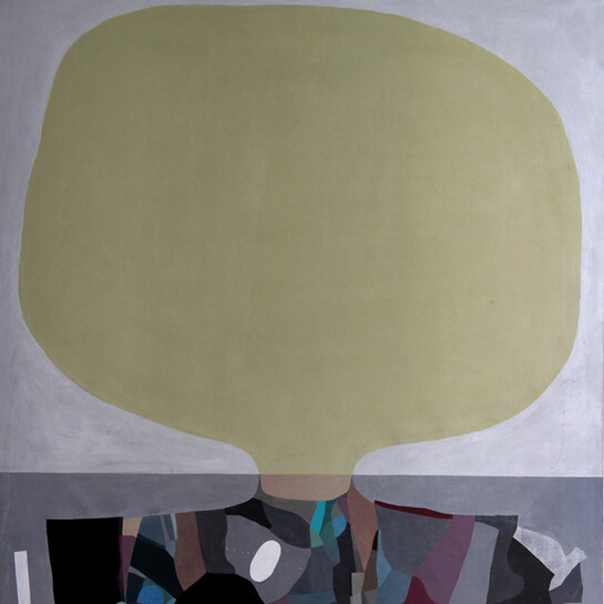 108, Senza Titolo, dettaglio, 2015, acrilico e matita su tela, 100 x 120 cm