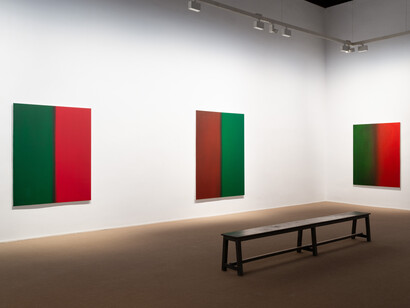 Christoph Steinmeyer, En cada comienzo habita un fin, vista de exhibición. Cortesía de Galeria Pelaires