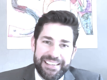 John Krasinski para animarnos el día