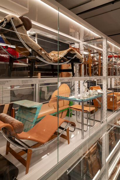 Vari artisti, Swiss design collection, vista della mostra. Con il cortese permesso del Museum für Gestaltung Zürich