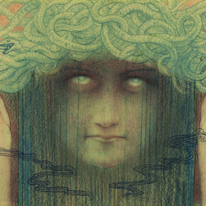 Jean Delville, Medusa, 1893. Courtesy of the Art Institute of Chicago
