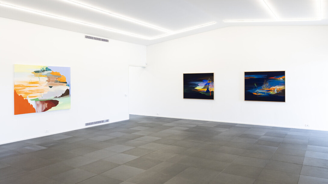 Rita Fischer, Open skies, exhibition view. Courtesy of Xippas Gallery