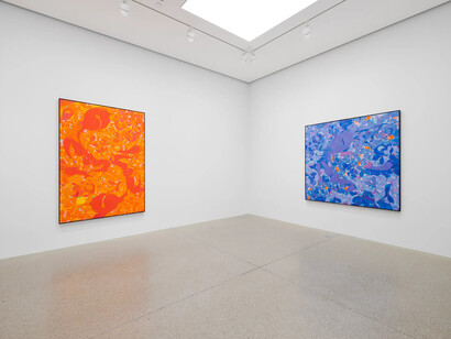 Tunji Adeniyi-Jones, Immersions, exhibition view. Courtesy of White Cube