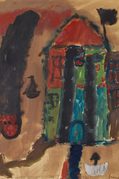 Eugène Brands, Vallende maan, 1951. Courtesy of Museum van Bommel van Dam