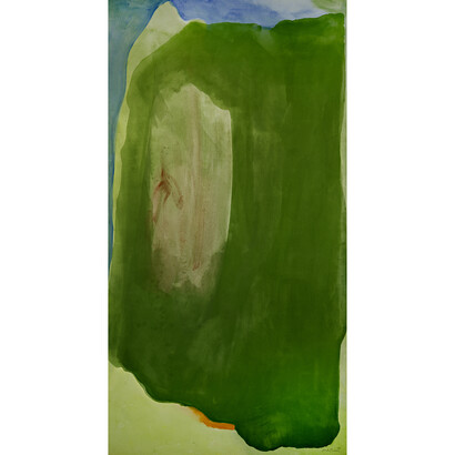 Yares Projects, Helen Frankenthaler (American 1928 - 2011), Mirror, 1969, acrylic on canvas, 105 x 55 inches