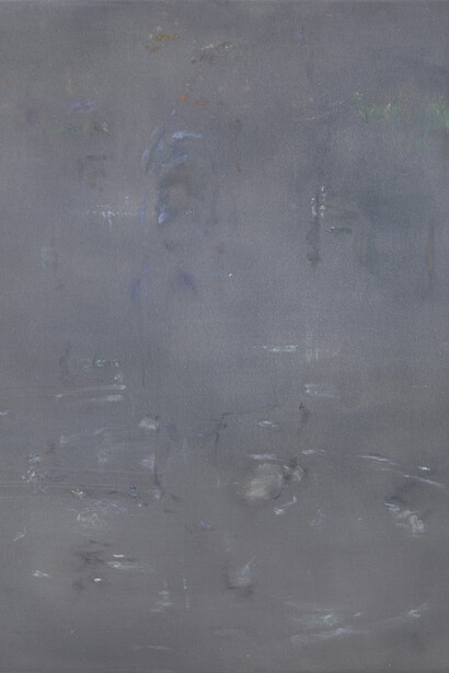 Maaike Schoorel, Standing in the lake, 2014-15, oil on canvas, 90 x 70 cm, 35 3/8 x 27 1/2 inches, Copyright the artist, Courtesy Maureen Paley, London