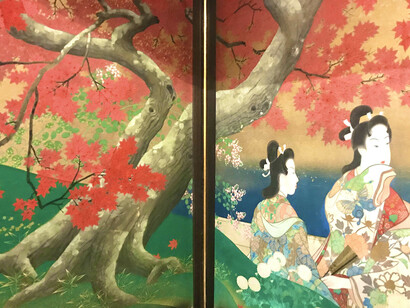 Hyakudan Kaidan, Gyosho Room paintings © Alma Reyes