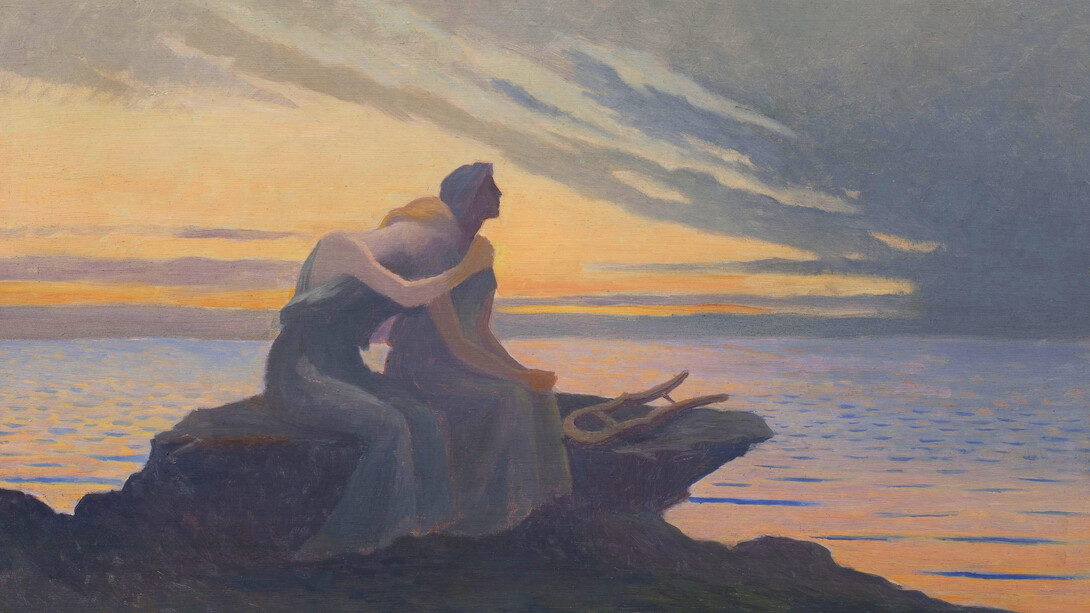 Alphonse Osbert, Rêve du soir, 1901. Avec l’aimable autorisation du Palais Lumière 