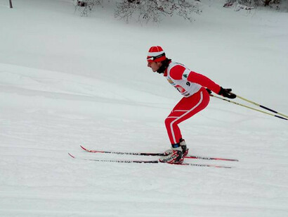 Samer Tawk on the ski slopes