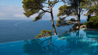 Pietro Porcinai. Piscina a sfioro di Villa a Portofino