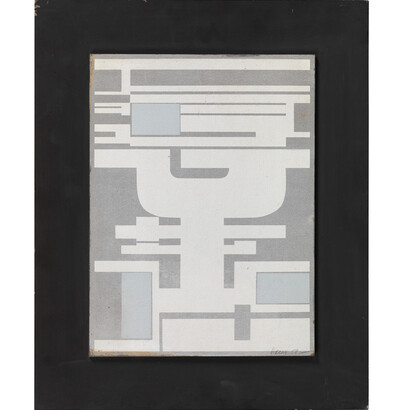 Wifredo Arcay, Untitled, 1958, Serigraph on card laid on board, 38 x 31 cm (15 x 12 1/4 in)