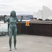 Nell, holding both, 2026, exhibition view. Courtesy of MCA