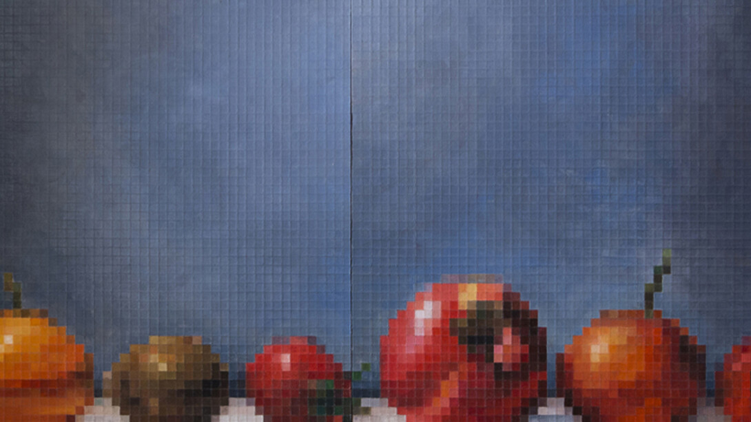 Salvo Ligama, La resa dei conti esecuzione, particolare, 2015, 72 140 cm