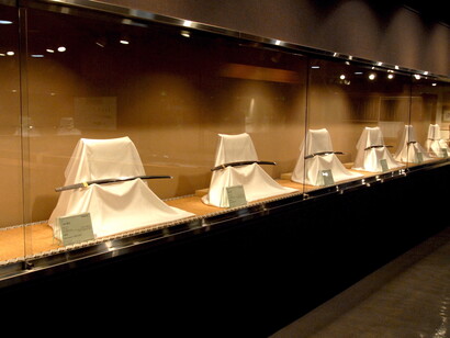 Japanese Sword Museum display © Japanese Sword Museum