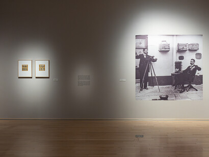 Memoria y relato. Fotografía en Puebla, vista de exhibición. Cortesía del Museo Amparo 