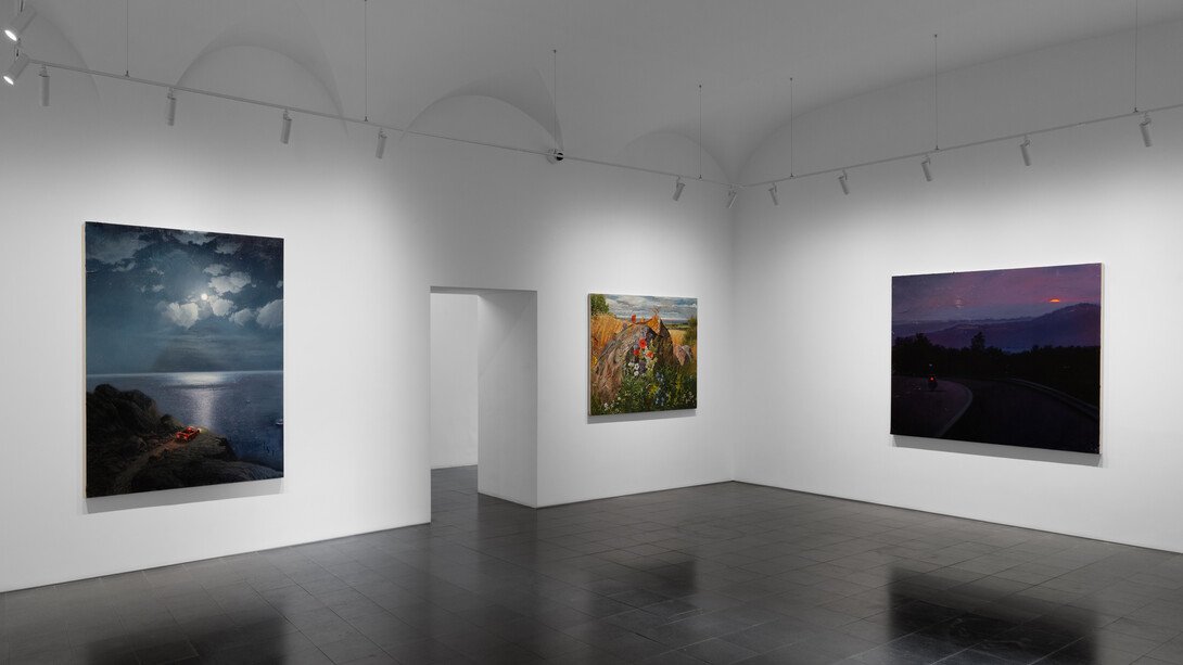 Friedrich Kunath, Vitello Kunatho, vista della mostra. Cortesia di Tim Van Laere Gallery