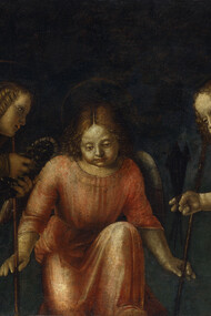 «Los tres ángeles con el símbolo de la pasión», Bernardo Zenale (1463-1526)