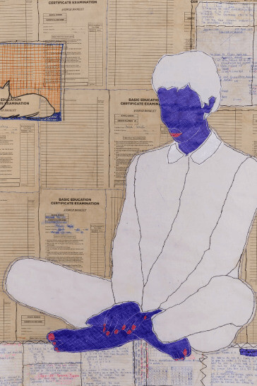 Solomon Adu, Meditation, 2023. Courtesy of Contemporary Art Matters