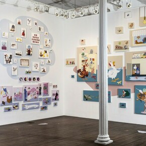 Chicken Little and the Culture of Fear, Exhibition view. Courtesy of Ronald Feldman Fine Arts