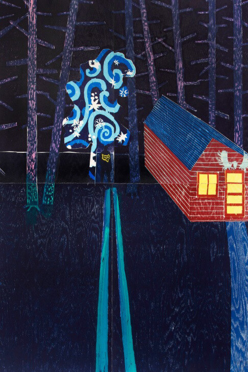 Tom Hammick, Night Cabin, 2014