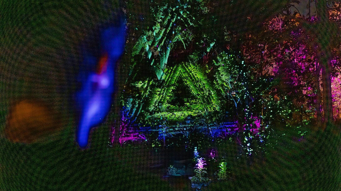 Klip Collective, Time loop, vista de exhibición. Cortesía del Crystal Bridges Museum of American Art