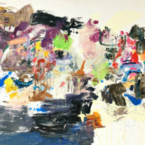 Melanie Parke, Train Reaction, 2016. Courtesy of Susan Eley Fine Art