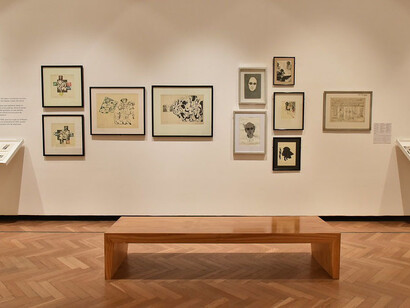 Porter-Camnitzer. Los años del New York Graphic Workshop, vista de exhibición. Cortesía del Museo Nacional de Bellas Artes