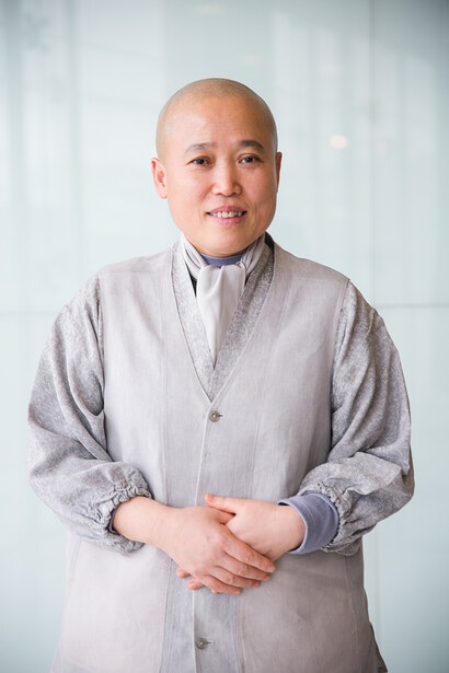 La cocinera y monje coreana WookWan. Foto Roberto Castelli