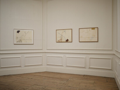 Lecture on the Weather (1975) [Installation view]. Courtesy of  Frith Street Gallery