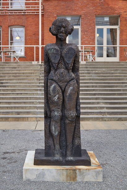 Huma Bhabha. Courtesy of The Contemporary Austin